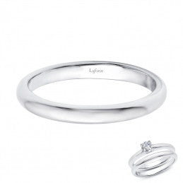 Sterling Silver Wedding Band - Lafonn R2007NSP06