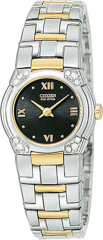 Lady's Two-Tone Eco-Drive Elite Watch - EW8034-51E