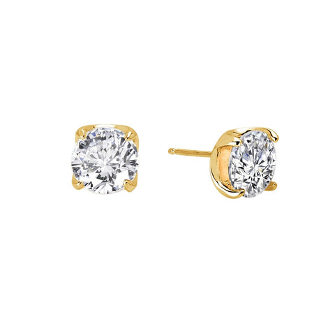 Round 3.5 Ctw Stud Earrings - Lafonn E0104CLG00